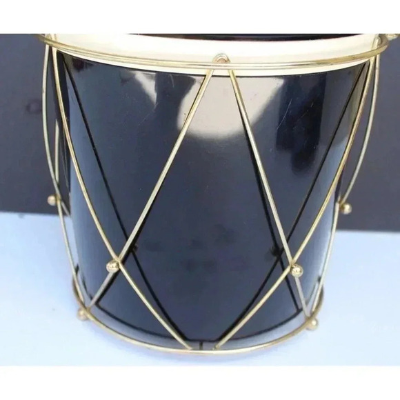 Vtg Mid Century Thermos Ice Tub, Ice Bucket, Black Drum, Model 9940, Made in USA - Picture 3 of 9